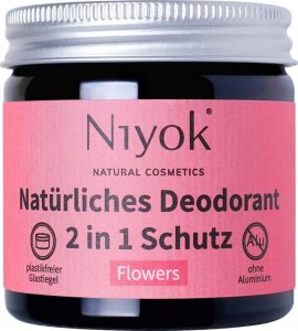 Niyok Flowers Deodorant Cream - Aluminum Free Deodorant