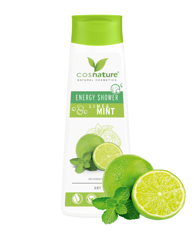 Cosnature Naturkosmetik - Energy Shower Sweet Lime & Mint