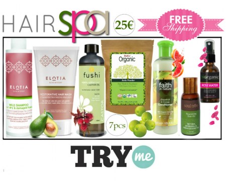 SOLD OUT! Organic Beauty Box! Hair Spa Try Me Kit