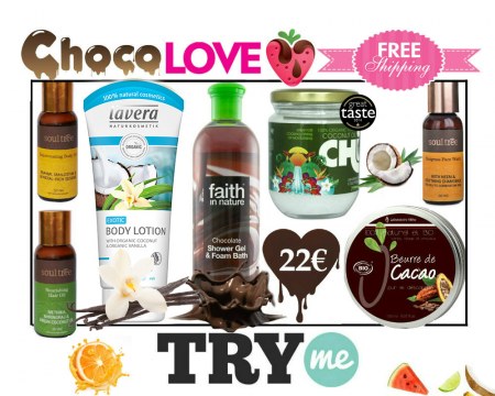 SOLD OUT!!! Organic Beauty Box! Choco Love Try Me Kit