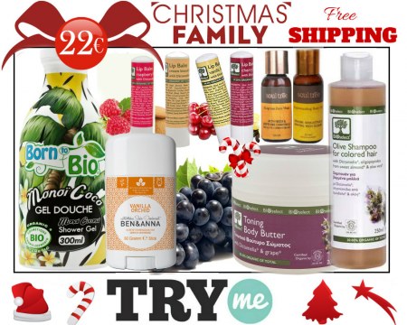 SOLD OUT! Organic Beauty Box -  Christmas Family Try Me Kit