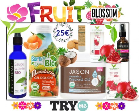 SOLD OUT!Organic Beauty Box -  Fruit Blossom Try Me Kit