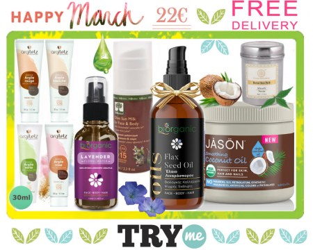 SOLD OUT! Organic Beauty Box! Happy March Try Me Kit