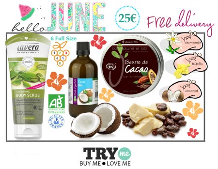 SOLD OUT - Organic Beauty Box - Hello June Try Me Kit