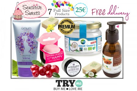 SOLD OUT!  Organic Beauty Box - Sensitive Sweets Try Me Kit