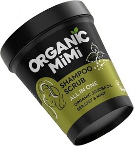 Organic Mimi Shampoo Scrub All in One Sea Salt & Mint