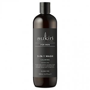Sukin Naturals MEN - 3-IN-1 Calming  Body, Hair And Face Wash