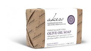 Akeso - Violet & Aloe Vera Olive Oil Soap