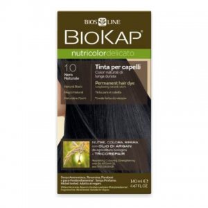 BIOKAP Nutricolor - Delicato HAir Color  No 1.0 Black 