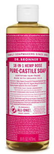 Dr. Bronner's - Castile Liquid Soap with Rose