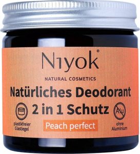 Niyok Peach Perfect Deodorant Cream -Aluminum Free Deodorant