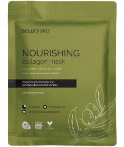 BeautyPro NOURISHING Collagen Sheet Mask with Olive extract