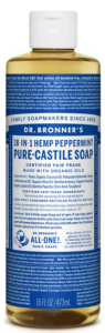 Dr. Bronner's - Castile Liquid Soap with Peppermint