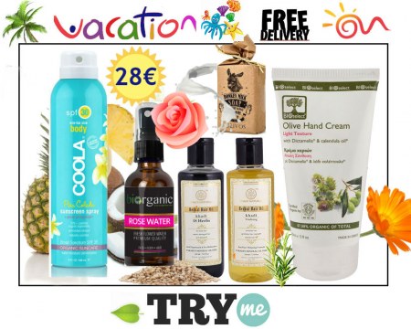 SOLD OUT! Organic Beauty Box - Vacation Try me Kit