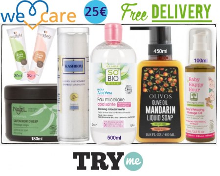 SOLD OUT! Organic Beauty Box! We Care Try Me Kit